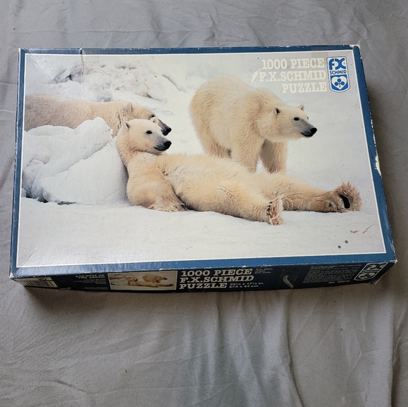 COPY - F. X. Schmid 1000 Piece Bad Boys of the Arctic Polar Bear Puzzle - Picture 1 of 14